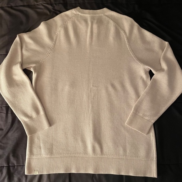 Lululemon | Mens Size Large Ivory | Textured Knit Crewneck Sweater | EUC - Picture 5 of 5